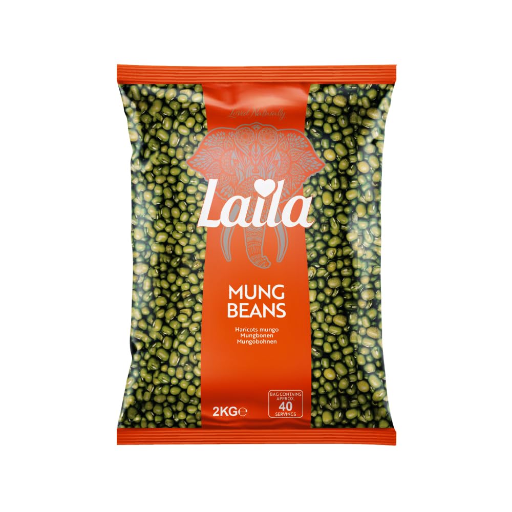Laila Moong Beans 2 kg (Case of 6)