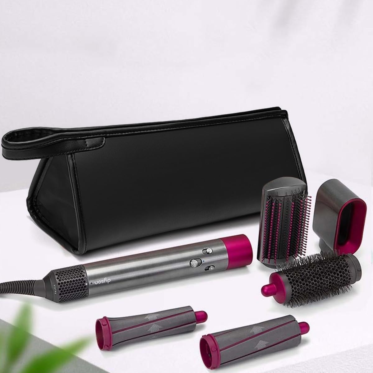 PU Leather Travel Case Carrying Case Storage Bag Protective Case for Dyson Supersonic Hair Dryer