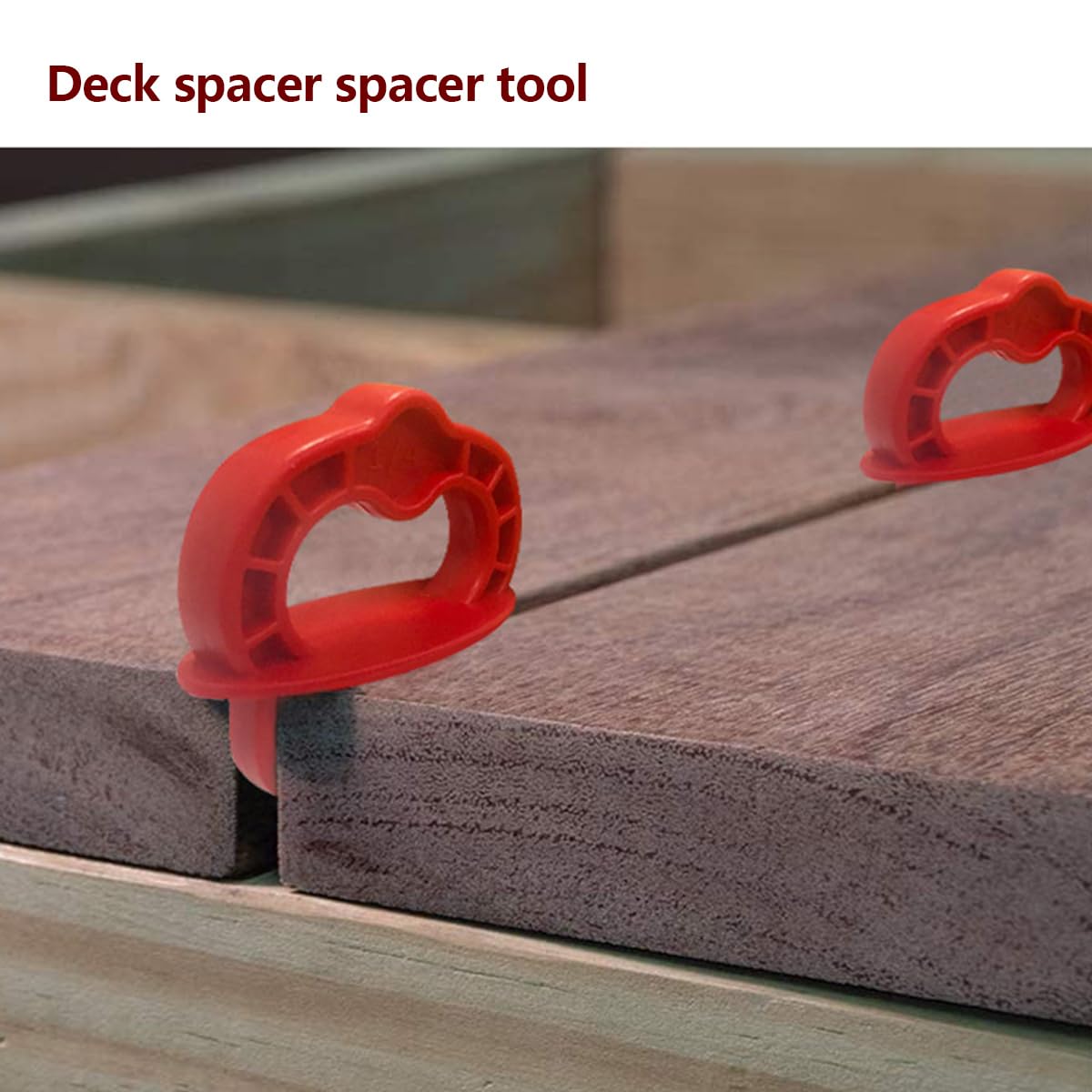 VOANZO 12pcs Decking Board Spacer Deck Board Spacer Guide Deck Board Spacer Tool 1/4 Decking Spacers 1/4 Gap Deck Board Spacer Deck Board Spacer