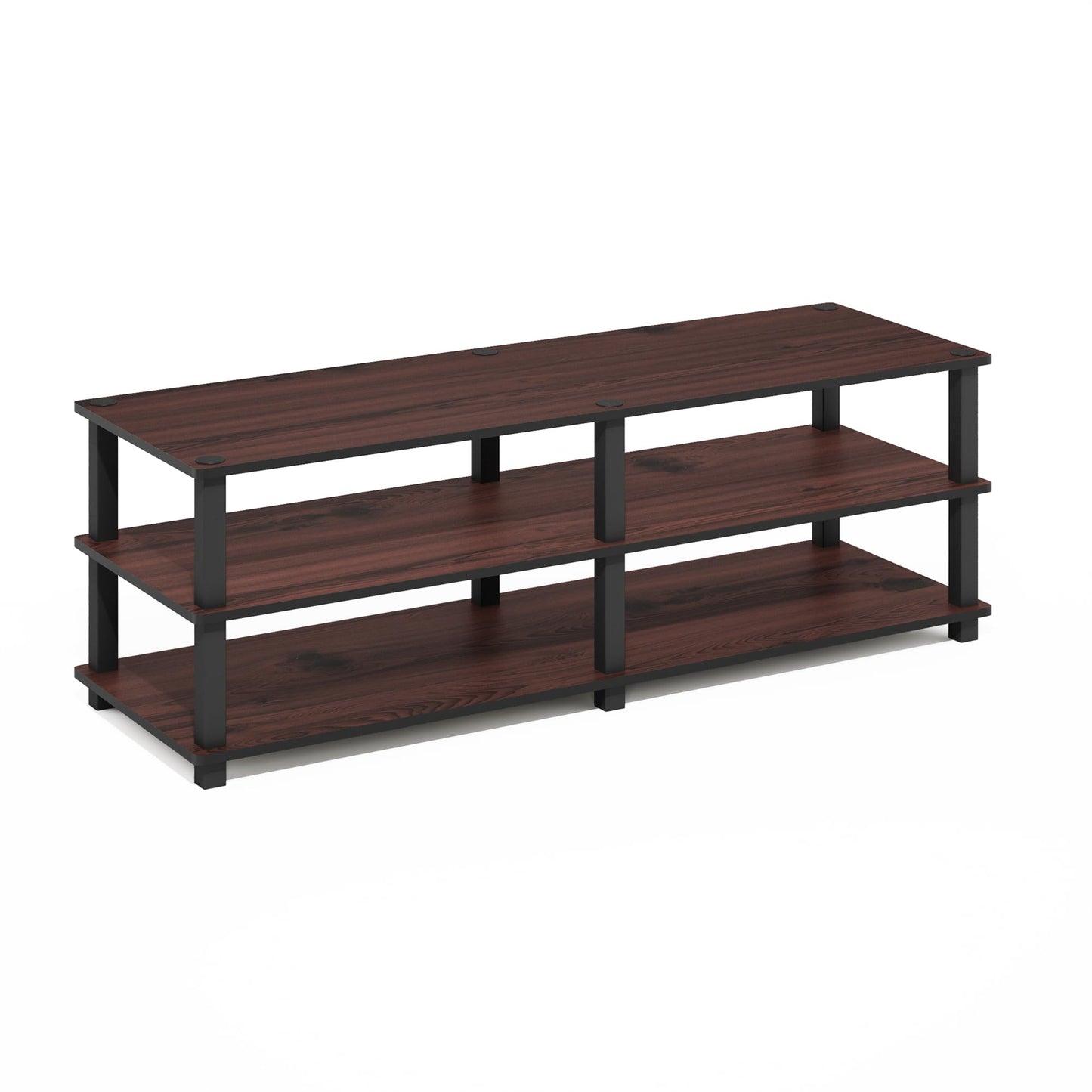 Furinno TURN-S-TUBE Shoe Rack, 3-Tier Shoe Organizer, Shoe Storage Rack with No Tools Assembly, 11.6 x 47.2 x 15.4, for Closet Entryway, Office
