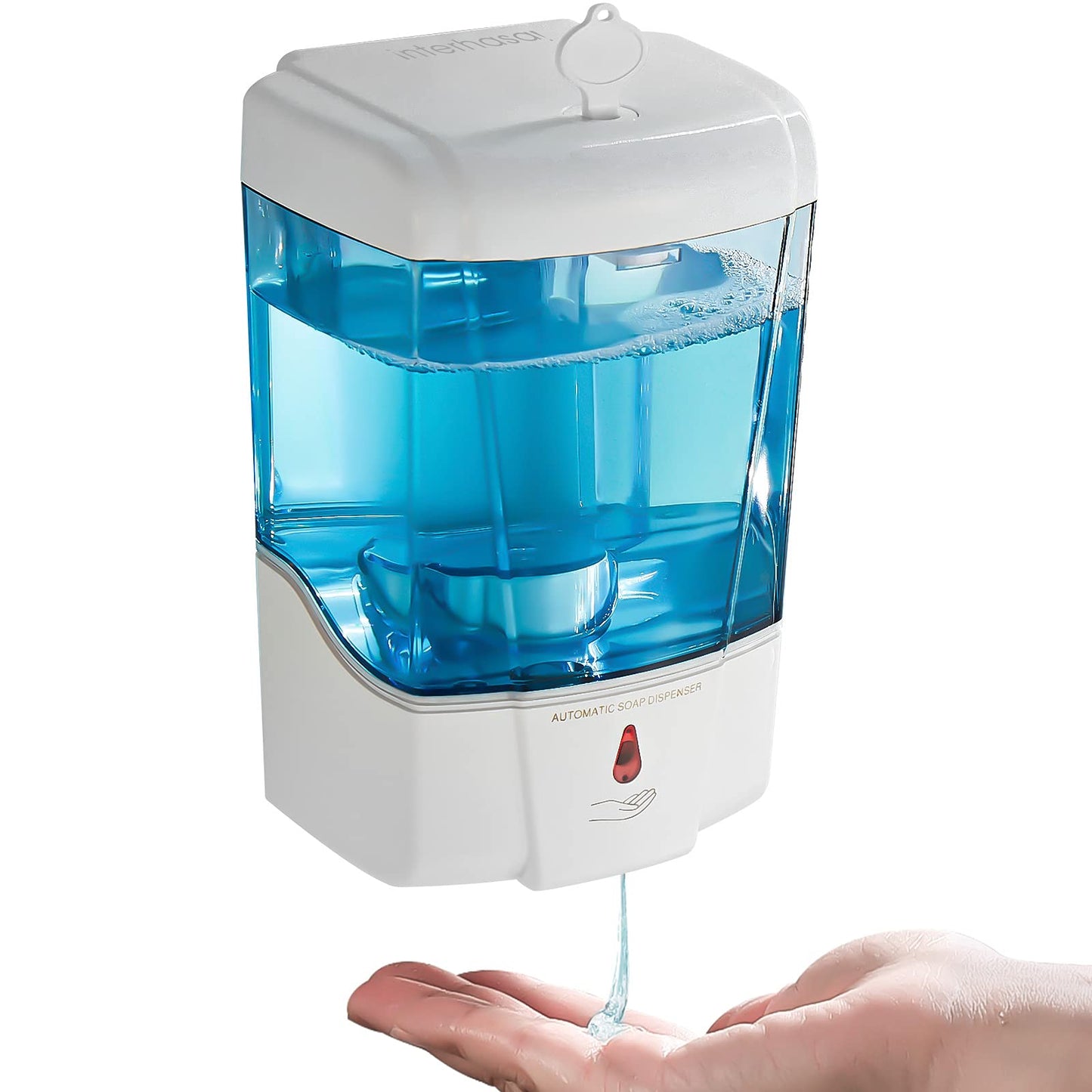 interhasa! Hand Sanitizer Dispenser Wall Mounted Automatic Commercial Liquid Soap Dispenser Liquid/Gel Touchless Hand Soap Sanitizer Dispenser for