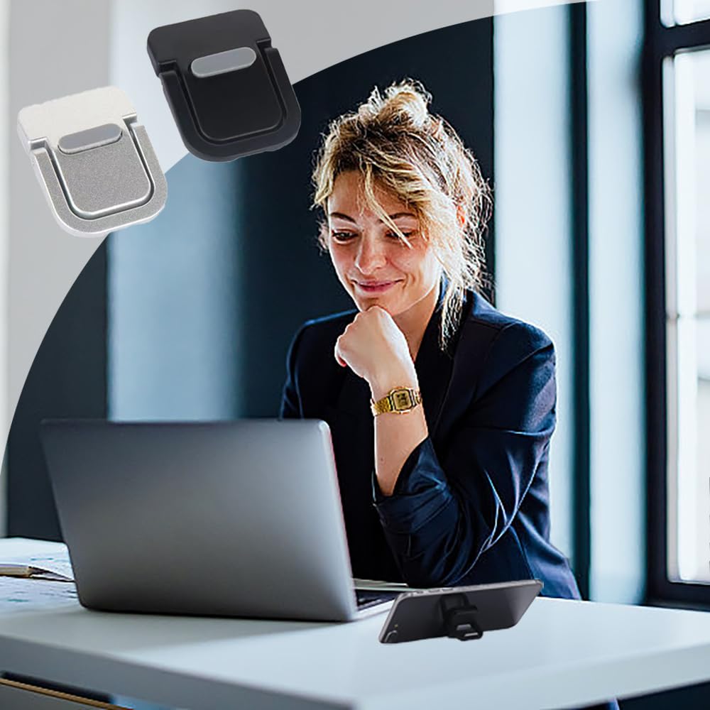 TRKETK 4 Pcs Portable Keyboard Riser, Anti-Slip Foldable Keyboard Riser Foldable Laptop Feet with Anti-Slip Silicone Mini Invisible Laptop Stand for