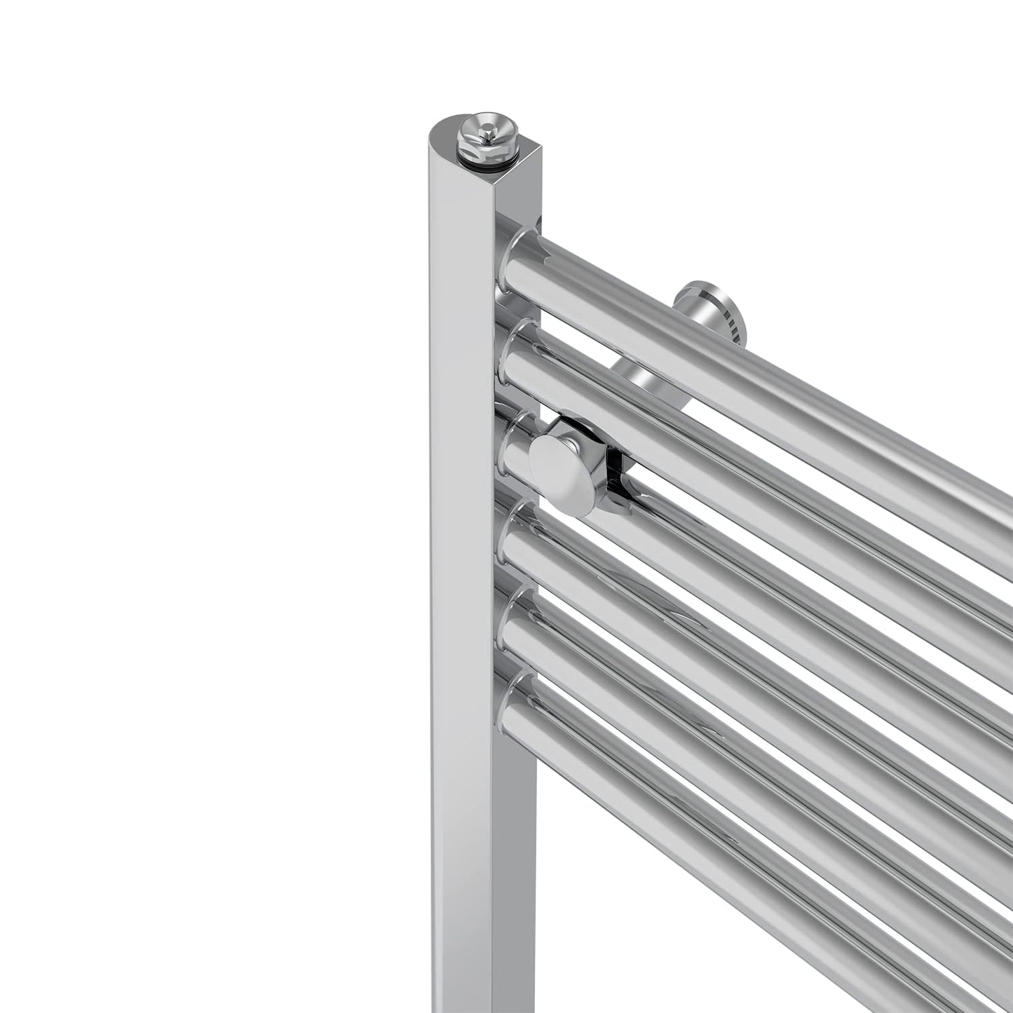 NRG Straight Chrome Bathroom Heated Towel Rail Radiator 1800x400mm