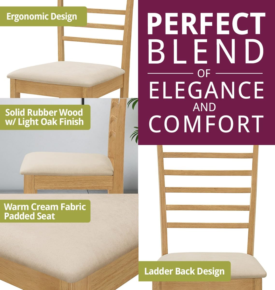 Hallowood Furniture Ledbury Small Light Oak Dining Table and Chairs Set 2