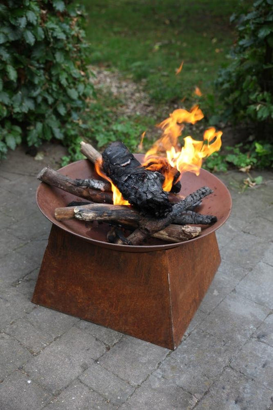 Esschert Design FF149 Rust Fire Bowl, white, 13.0 in*22.0 in*22.0 in