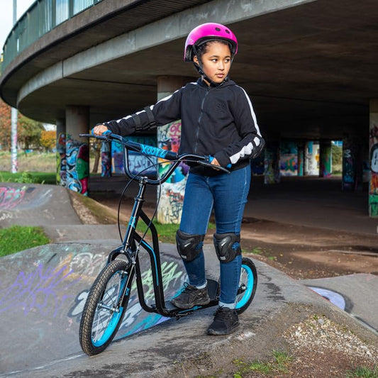 Xootz Kids BMX Scooter, for Beginner and Intermediate Riders, Blue