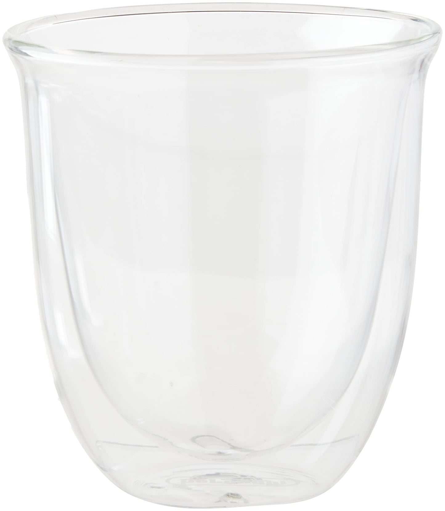 De'Longhi 5513296661-DLKC301 Delonghi DLKC301 Creamy Collection Double Walled Thermo Cappuccino Glasses, Set of 6, Dishwasher Safe,Clear, 270