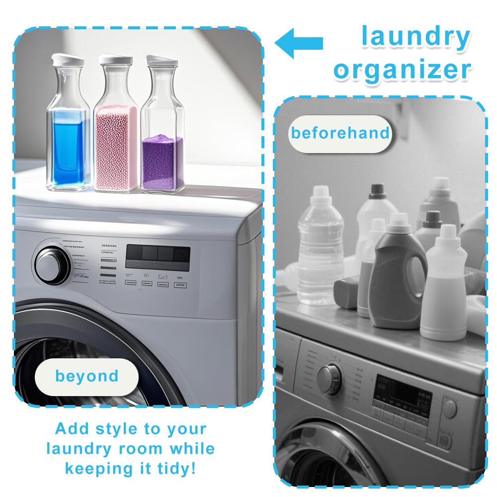 SJDOFU Washing Powder Storage, 2 PCS Laundry Detergent Storage