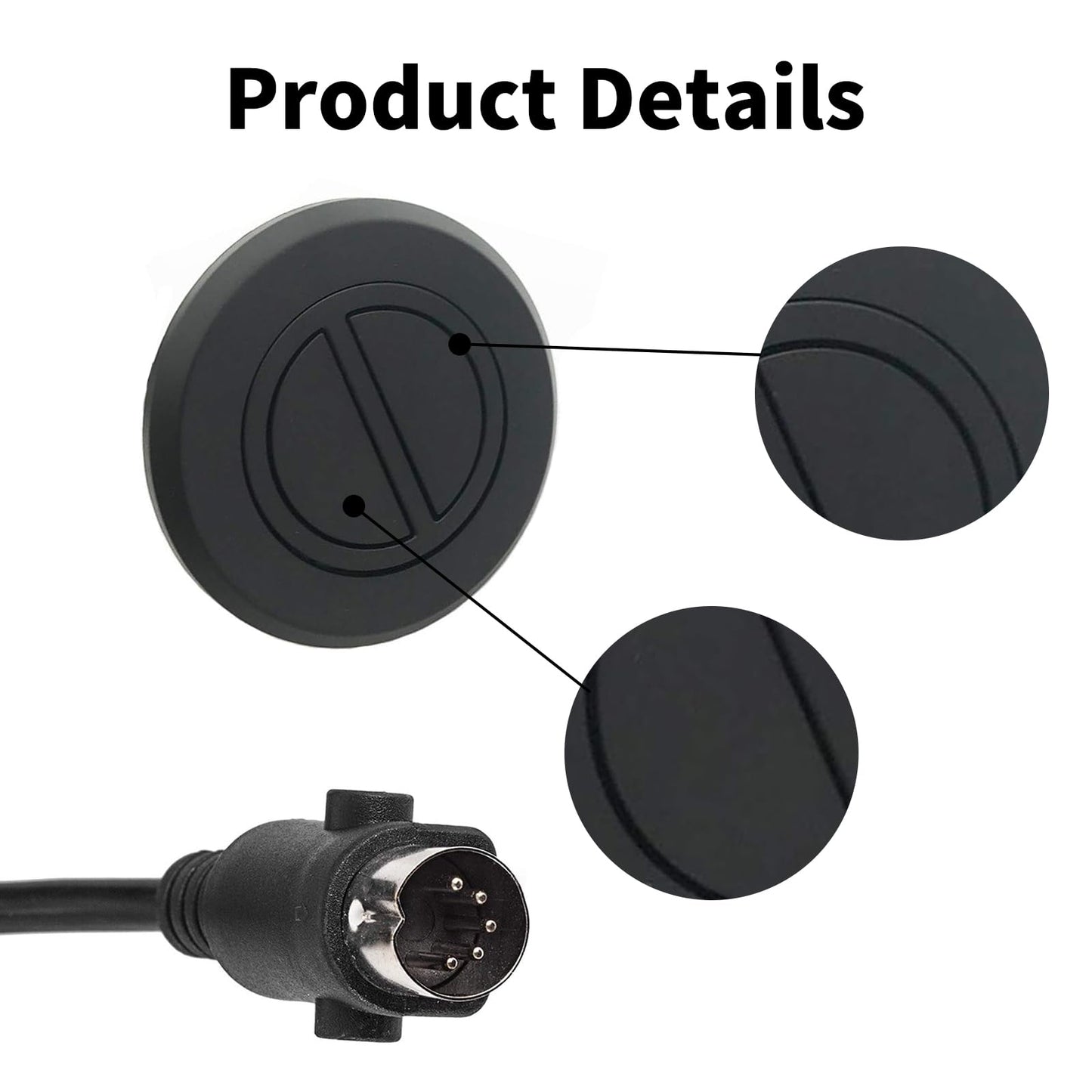 Tarqite 1Pcs Recliner Chair Electric Switch Controller, 5-Pin 2-Button