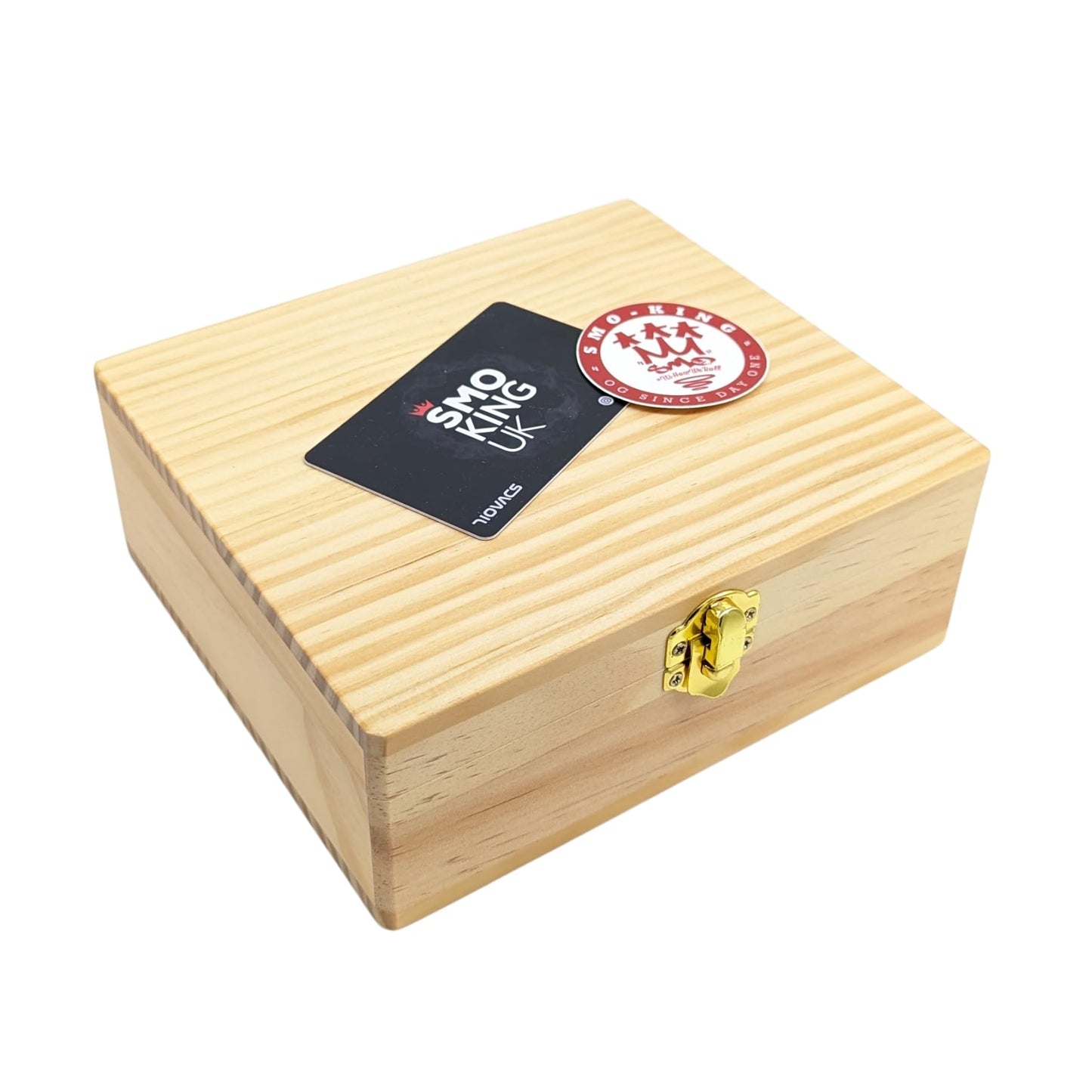 Rolling Supreme T3 Size Solid Pine Rolling Box Complete with Premium Smokers Accessories - Gift Set by SMO-King