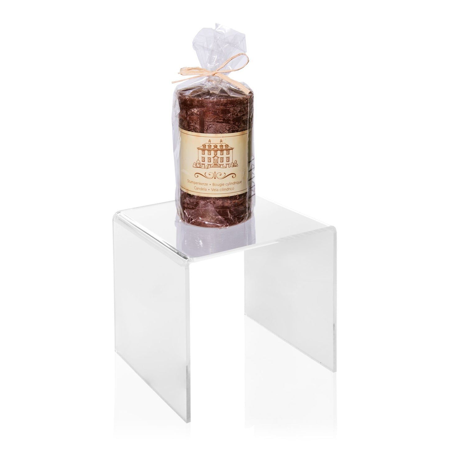 VITAdisplays Decorative stand, plexiglass, transparent, 15 cm