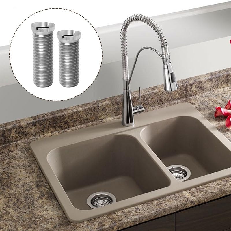 Hollow Screw Sink Silver 70mm Stainless Steel Ceramic Wash Basin Extended Bolt for Kitchen Filter & Wash Basin Strainer Threaded Connector