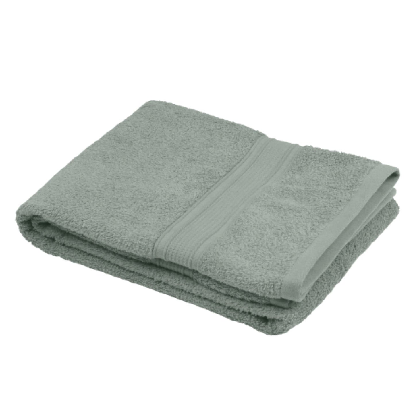 STOF Lovely Casa - Bath Towel - Size 70 x 140 cm - 100% Organic Cotton - Lichen Colour - Lagoon Model - Bath Linen - Wash at 40 cm