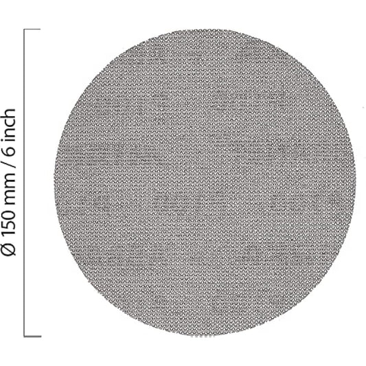Mirka Abranet net sanding discs Ø 150mm Hook & loop/Mix-pack 5 of each grit 80, 120, 180, 240, 320, 400, 600/35 pcs/Suitable for all 150mm eccentric sanders and sanding machines.