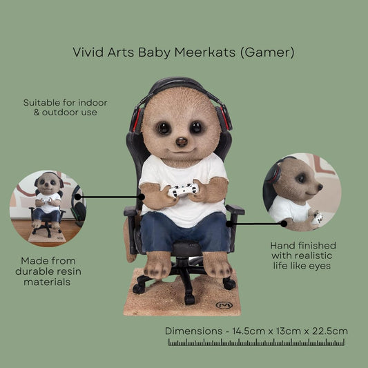 Vivid Arts Baby Meerkats (Gamer)