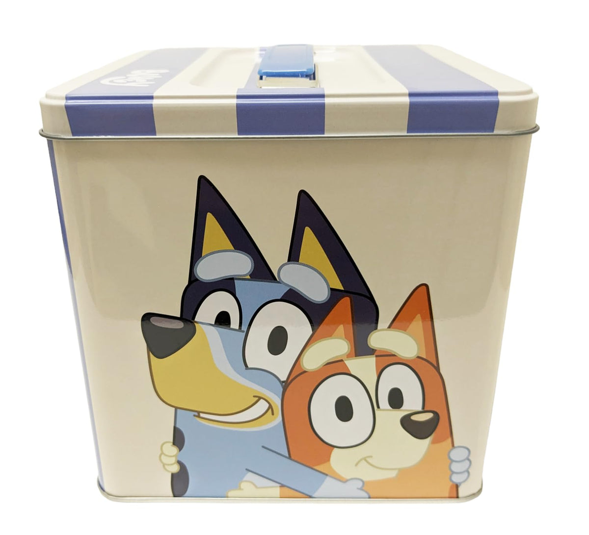 XL Storage Tin with Handle, Bluey