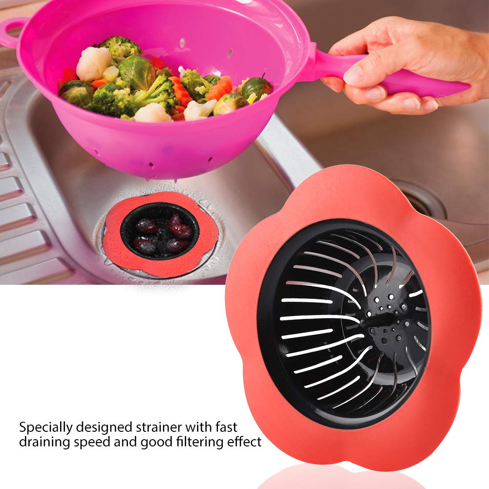 Kitchen Sink Drain Strainer, Fine Mesh Filter Drain Plug for Kitchen, Bathroom, Bathtub, Wash Basin