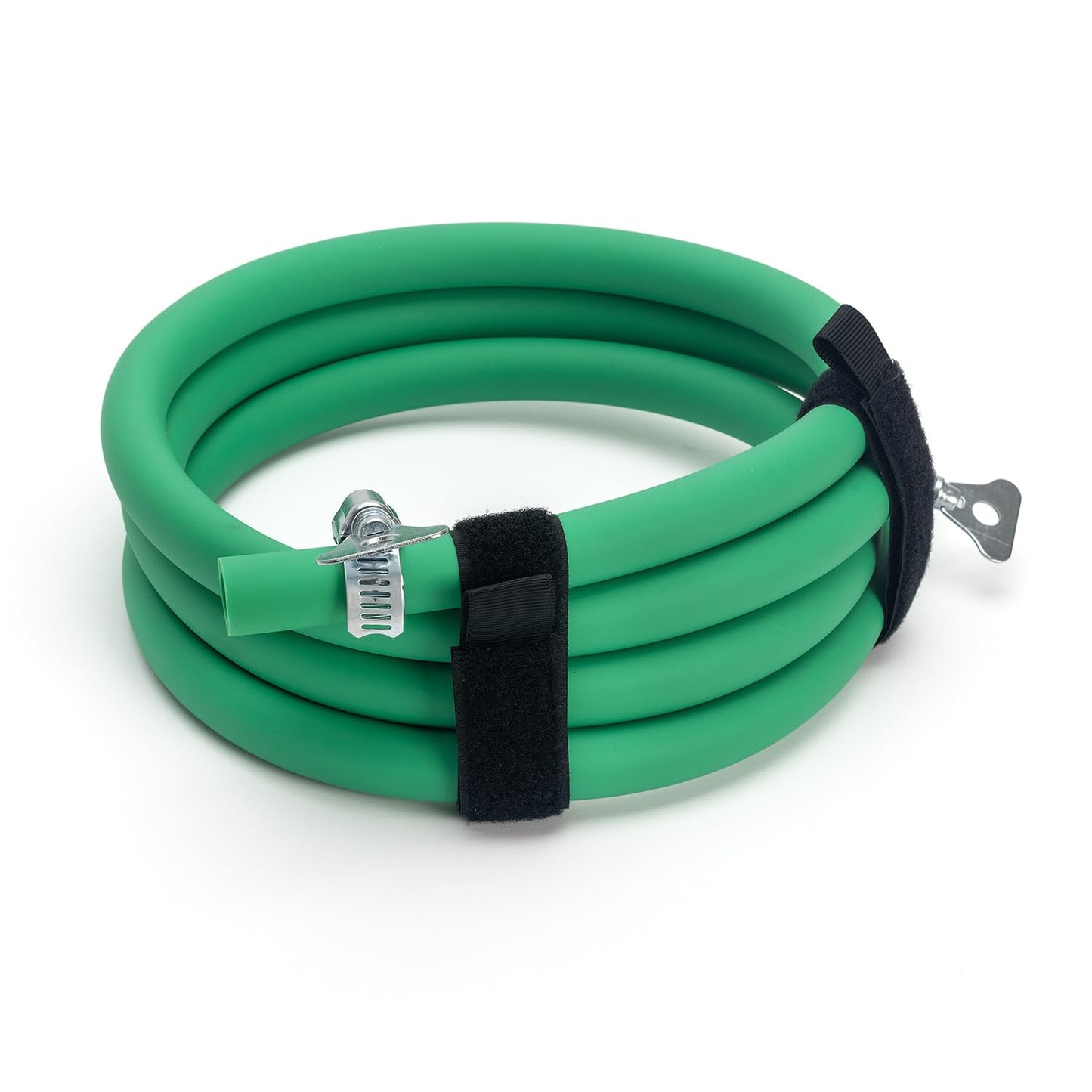 SPI Drain Down Hose Kit, 2-Meter Pipe with 2 Hook and Loop Storage Straps, 2 Hose Clamps, with Anti-Kink Technology for Swift Drainage of Central