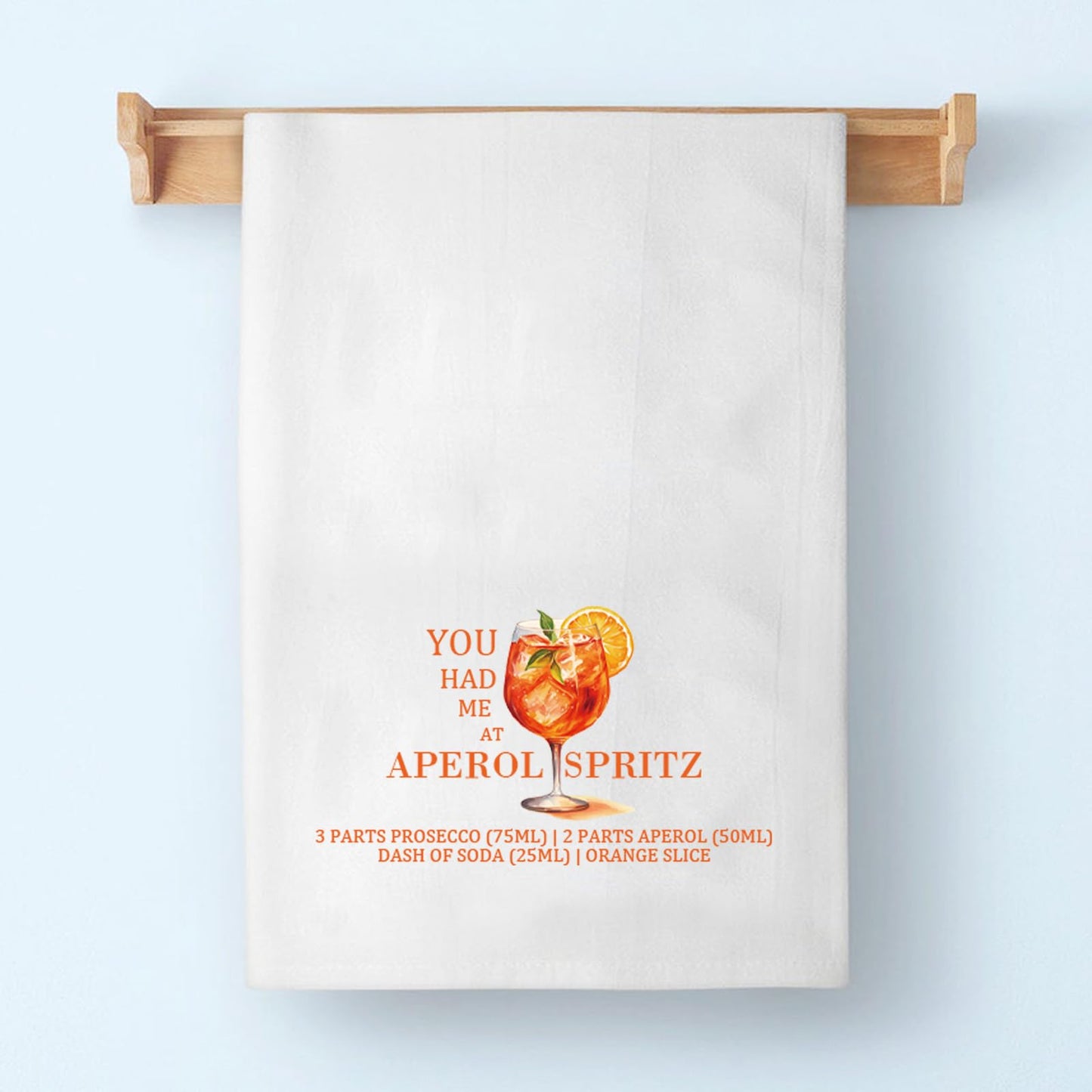 PLITI Aperol Spritz Lover Gift Aperol Spritz Fan Gift You Had Me At Aperol Spritz Kitchen Towel Italian Summer Spritz Gift (Aperol Spritz TWU)