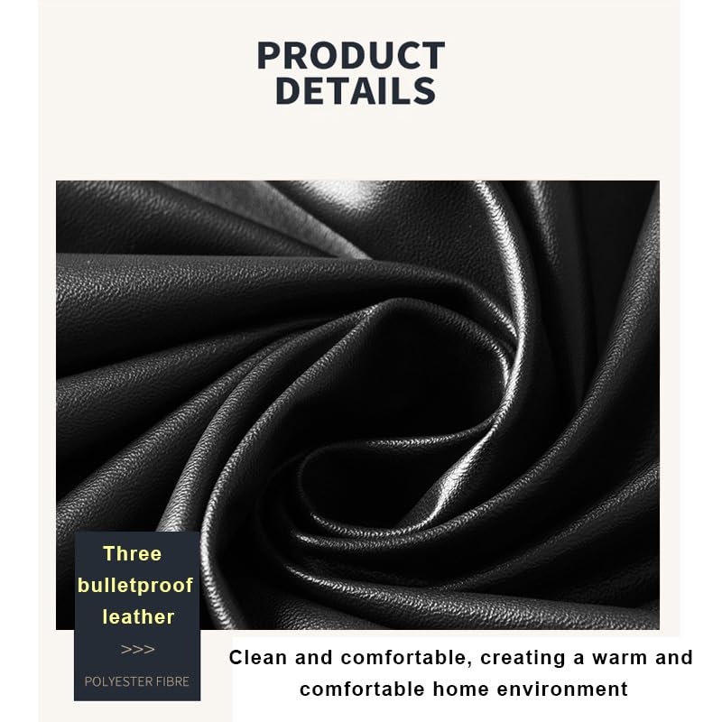 Bestenrose Bed Headboard Cover Waterproof Pu leather All-inclusive Elastic Headboard Protection Cover for King Double full Headboard Protector