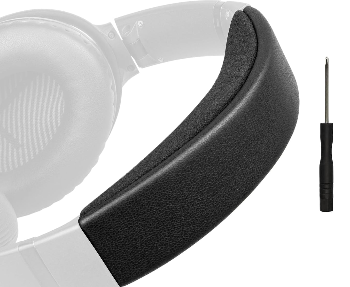 SOULWIT Replacement Headband Kit for Bose QC35 & QuietComfort 35 II (QC35 ii) Headphones, Easy DIY Installation (Black)