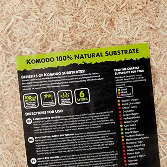 Komodo Aspen Bed Terrain, 6 Litre