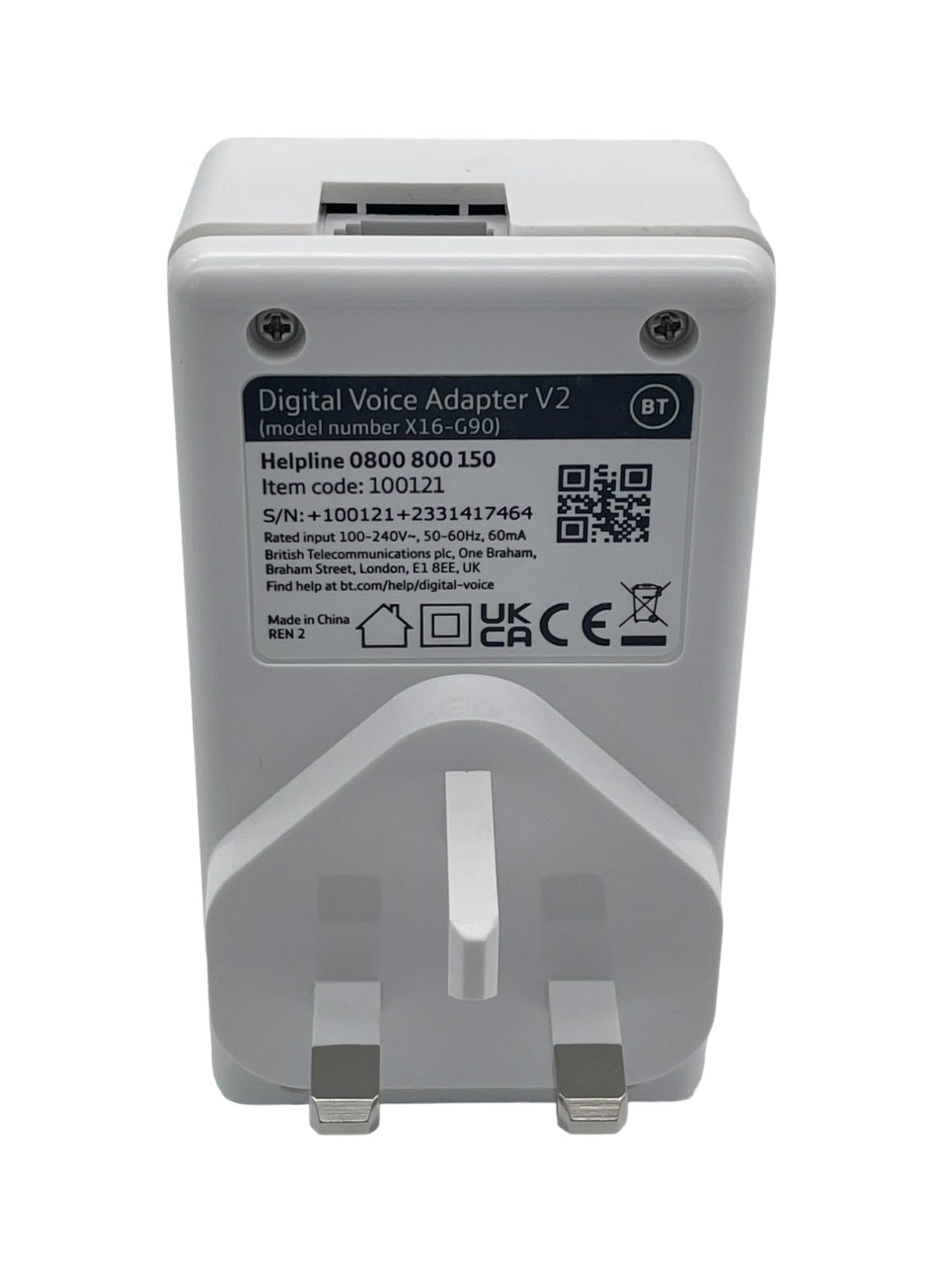 BT Digital Voice Adapter Phone Range Extender Only Works With BT And EE Digital Voice Service