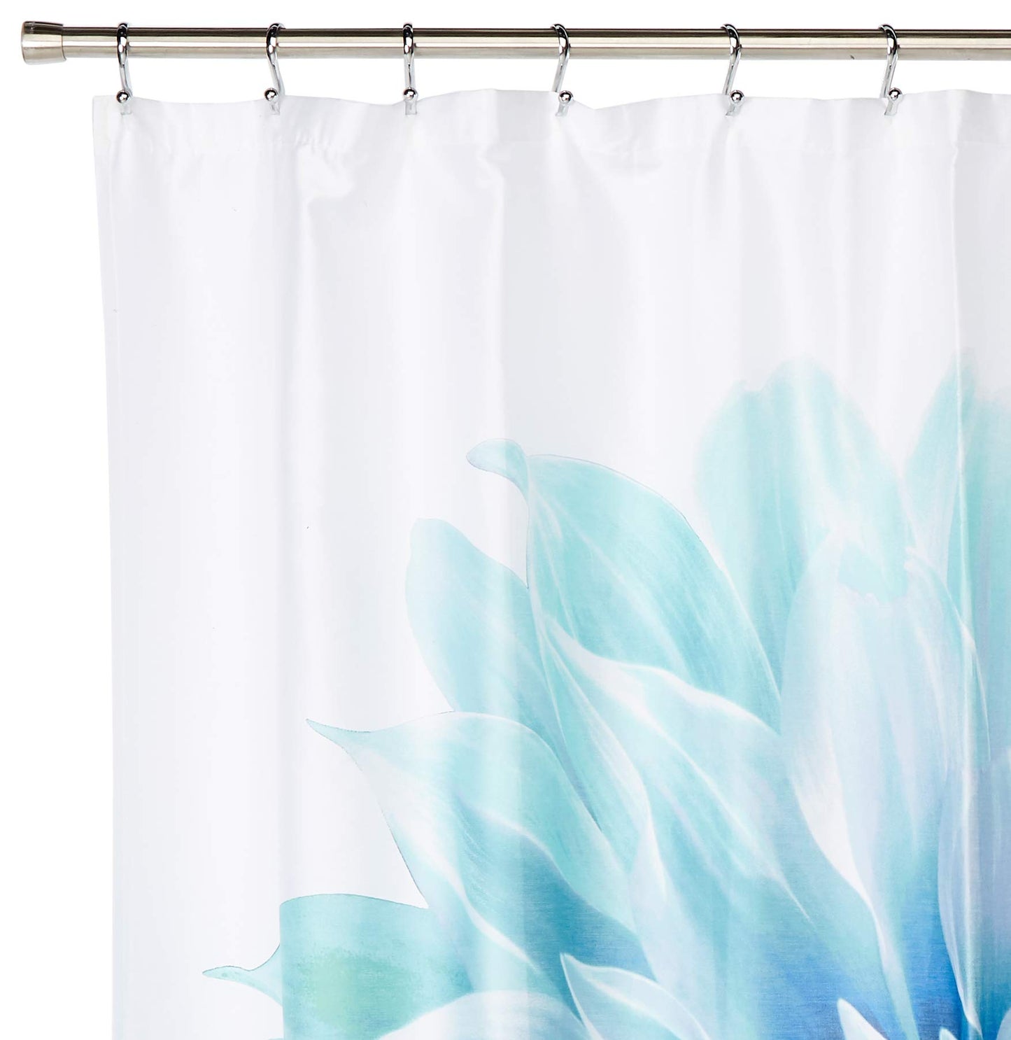 Madison Park Shower Curtain, Aqua, 72x72
