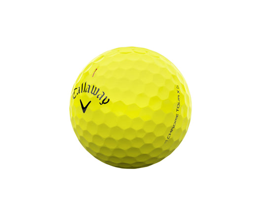 Callaway Golf Chrome Tour X Premium Golf Ball 2024, Yellow