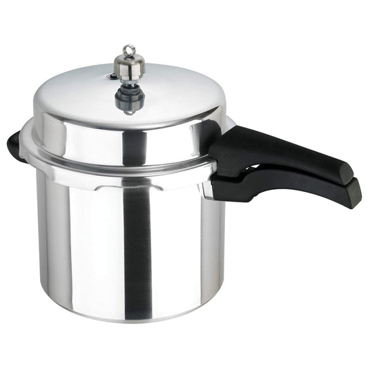 Prestige Pressure Cooker 6l - Classic High Dome Pressure Cooker with Heat Resistant Locking Safety Handle, Grey
