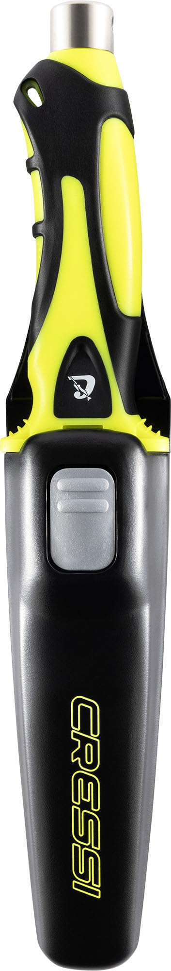 CRESSI Argus SB Knife Black/Yellow - Diving Knife designed for diving enthusiasts, perfect for underwater adventures, Black/Yellow, 9.5 cm.