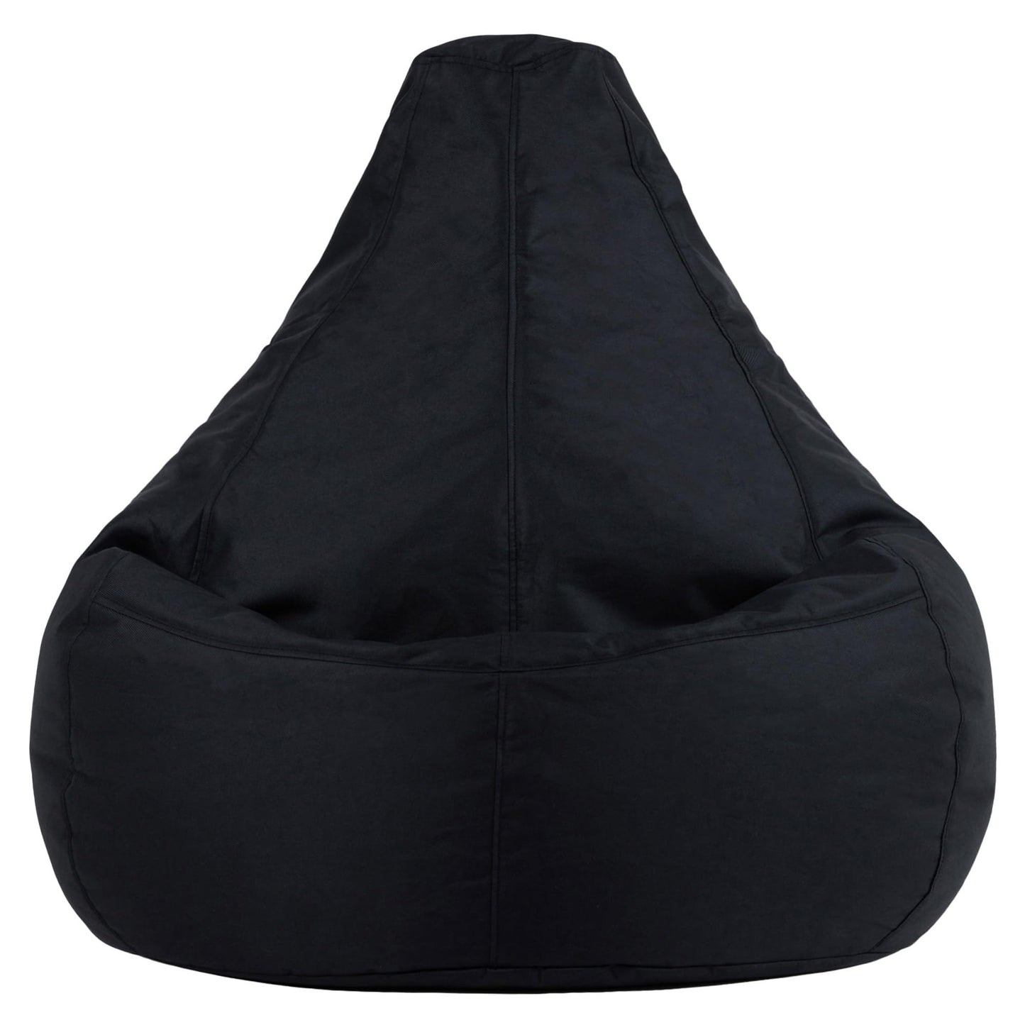 Bean Bag Bazaar Outdoor Bean Bag with Filling Included, Black