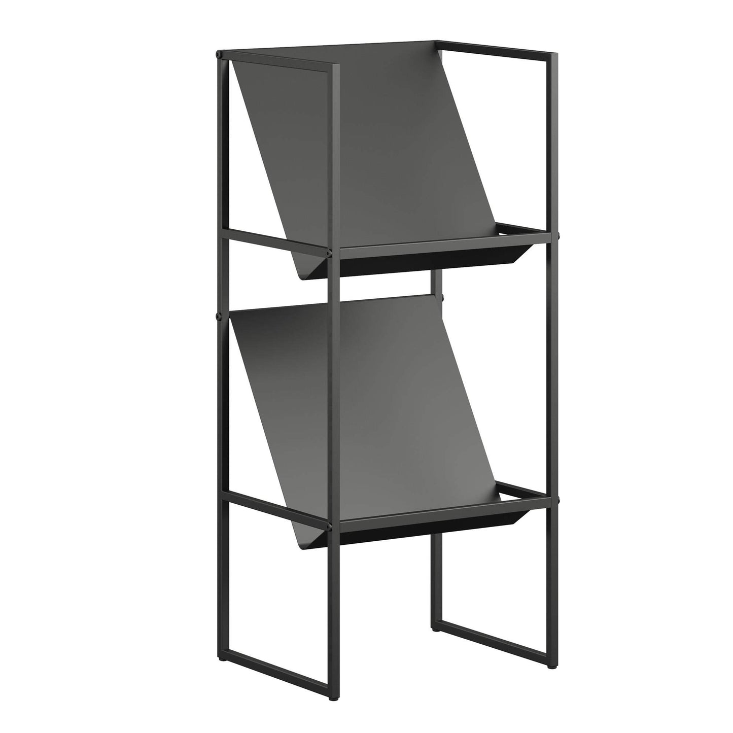 Novogratz Helix Vinyl Record Storage Black