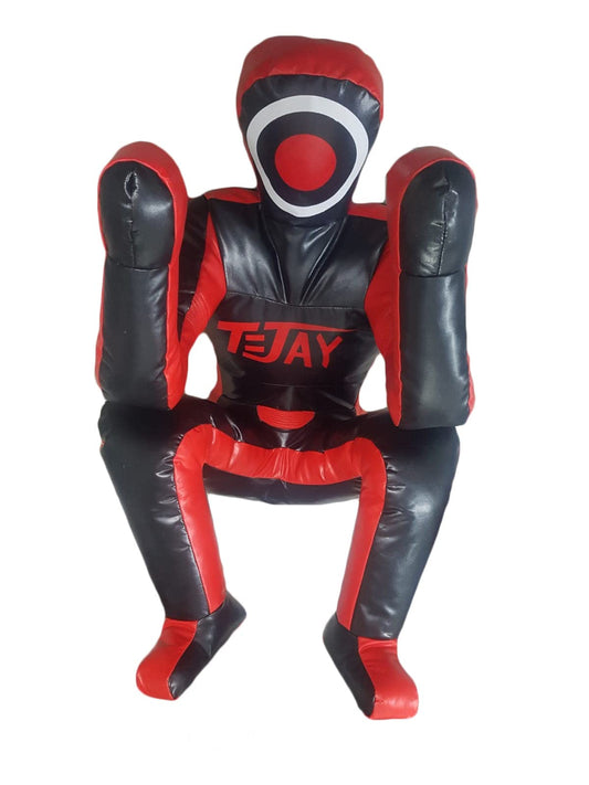TEJAY Grappling Dummy Judo Punching Bag Dummy BJJ Wrestling Dummy defensive Position Brazilian JIU Jitsu Submission Self Defense Training Vinyl Dummy