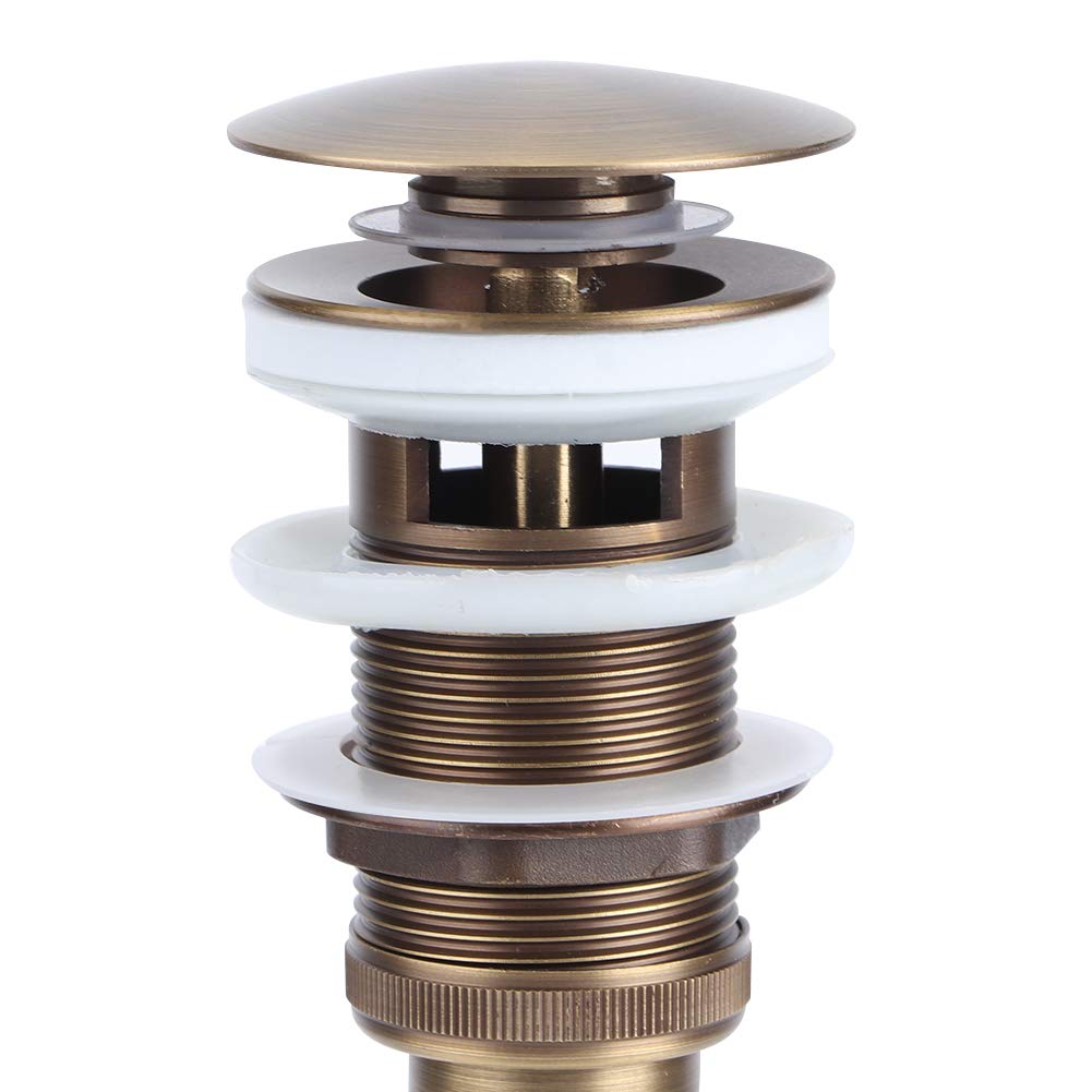 Basin Drain Stopper 40 to 45mm Mounting Hole Popup Drain for Sink Drains