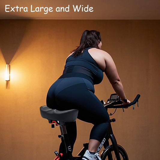 Plus Size Wide E-Bike/Electric Bike Seat Comfort Ride, Tall Asientos para Bicicletas, Ideal as Bicycle Seats for Men or Women with Extra Comfort