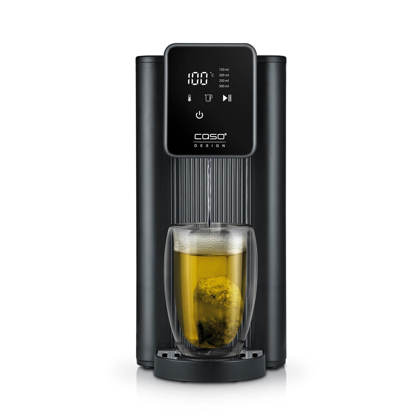 Caso Design HW 616 Hot Water Dispenser, 2.5L Instant Boiling Water Dispenser, Water Filter Included, Black