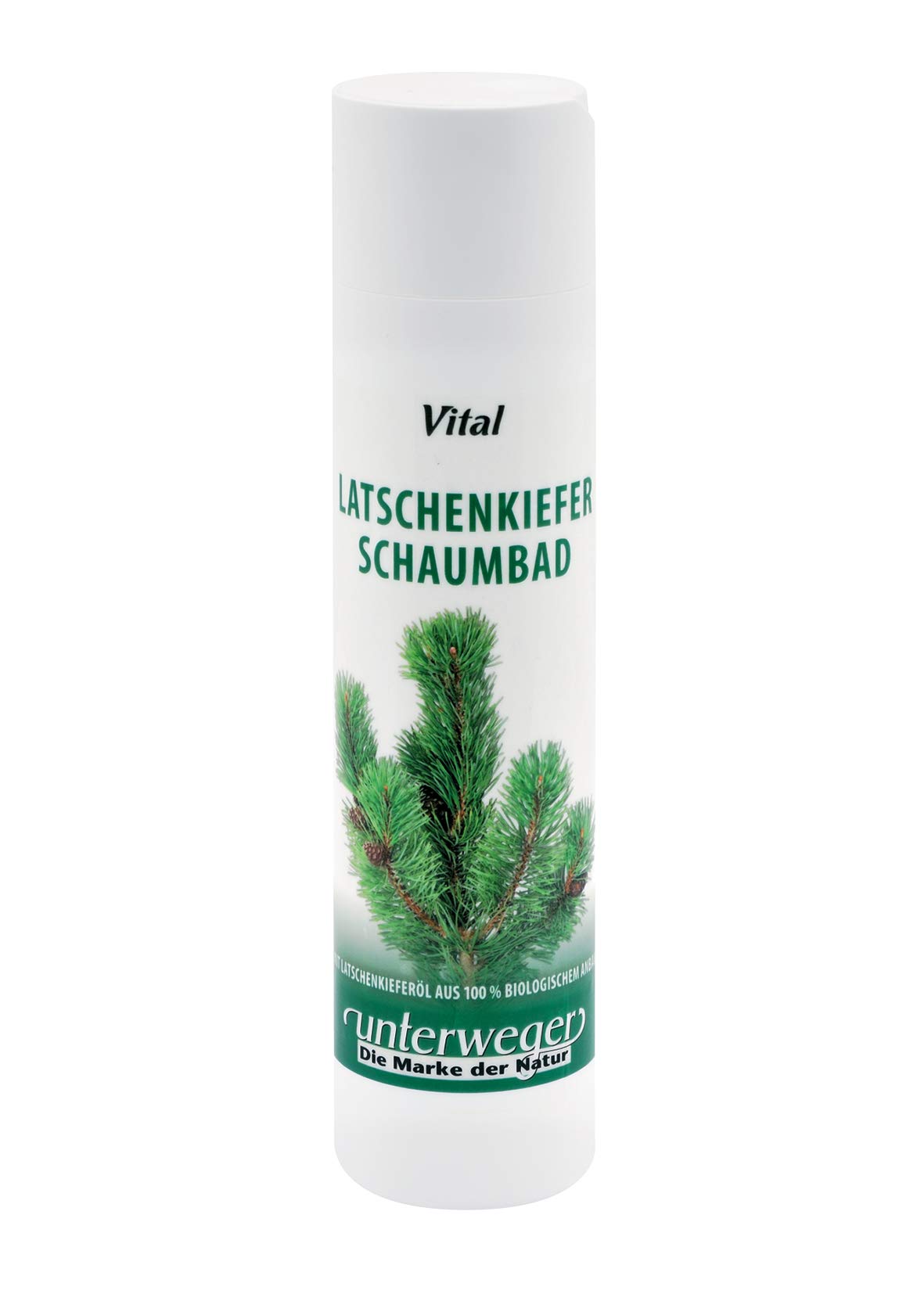Unterweger Natural Cosmetics, Mountain Pine Bubble Bath, organically Grown. 250ml Real Mountain Pine Oil from Tyrol ? Refreshing Bath Pleasure