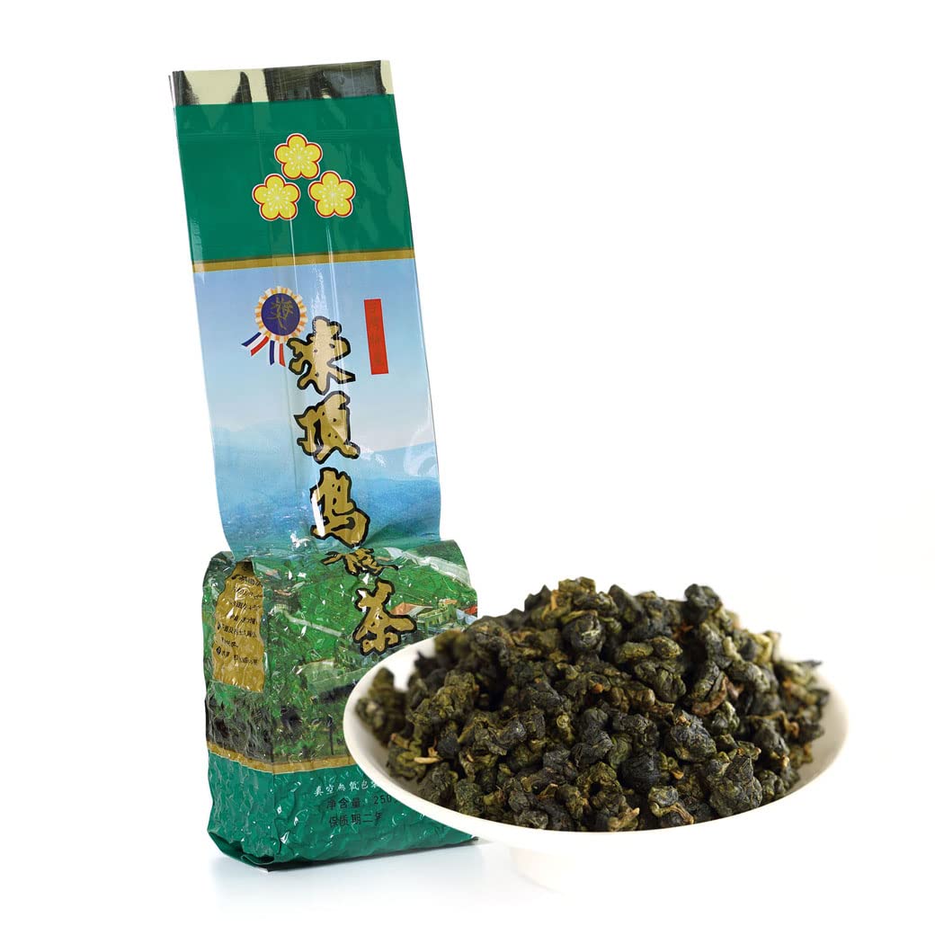 GOARTEA Taiwan Dong Ding Gr?ner Oolong Tea 250g/8.8oz Premium Grade Tung Ting Green Oolong Tea Dongding Oolong Tea High Mountain Oolong Tea