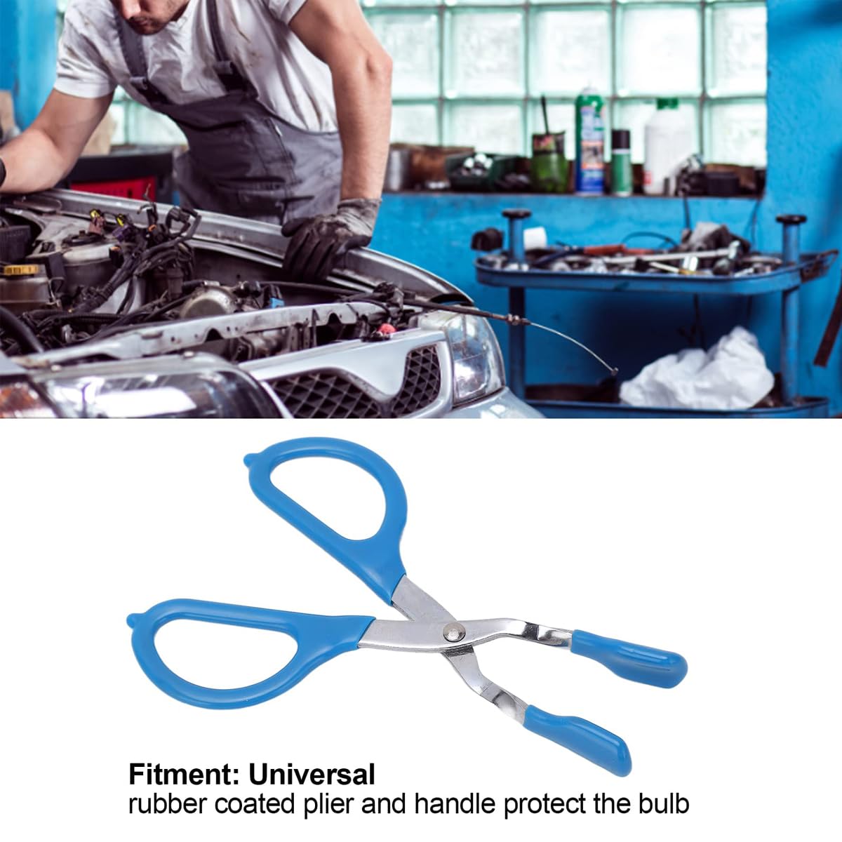 VOANZO Bulb Remover Installer Tool Universal Metal Bulb Removal Tool for Easily Removing Hard to Reach Light Bulbs for Efficient Installation