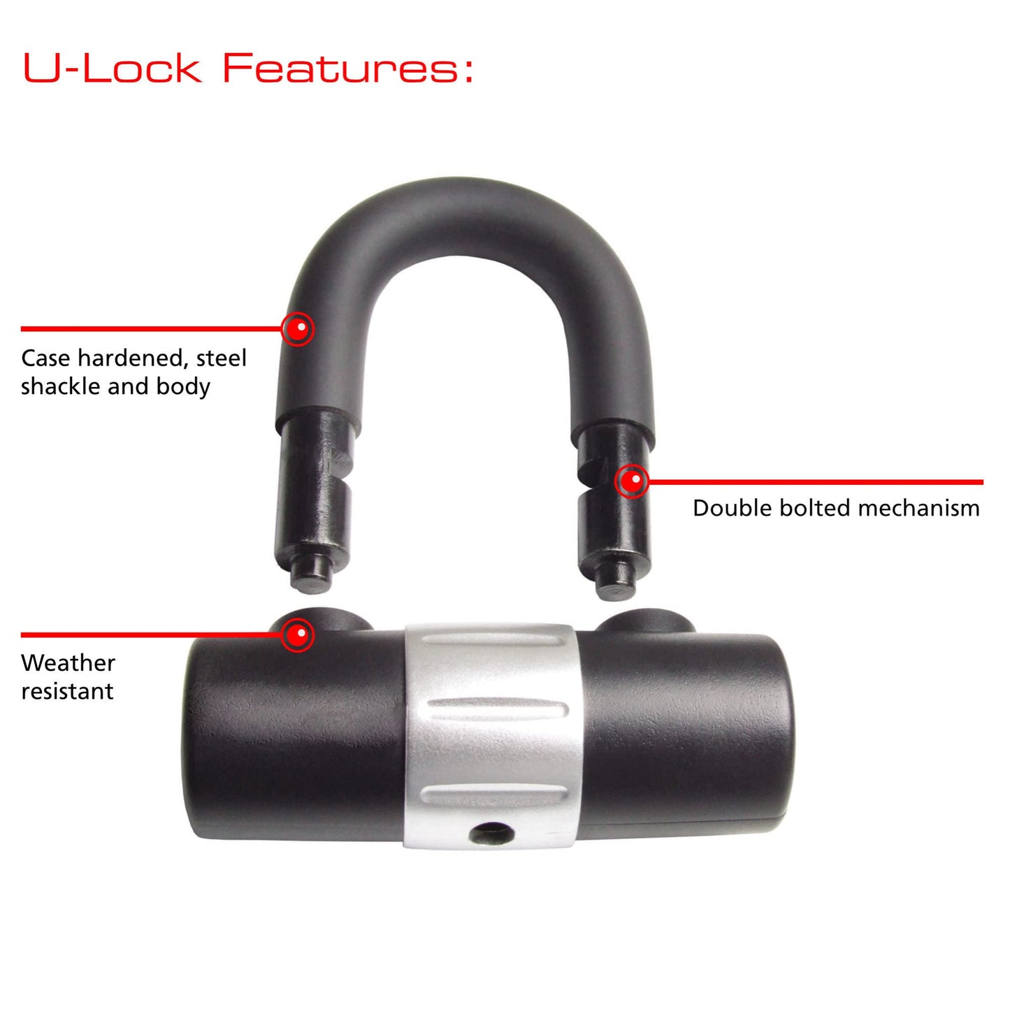 Burg-Wachter Wachter 1.5M Sold Secure Gold Bike Chain, Lock and Ground Anchor Kit Black