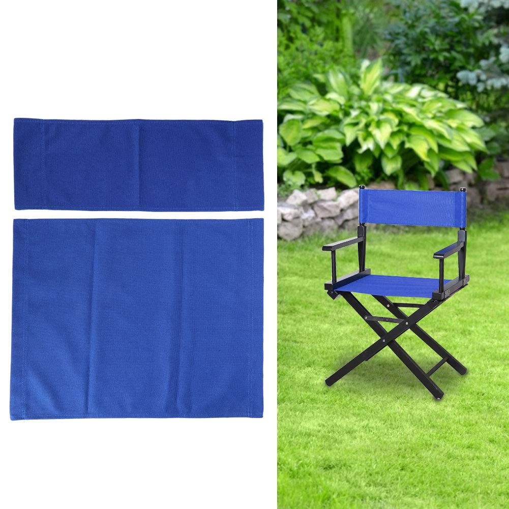 HAOHIZE Directors Chair Canvas Replacement, 1 Set Director Chair Canvas Replacement Seat Cloth with Wooden Stick Movie Chair Replacement Canvas Seat