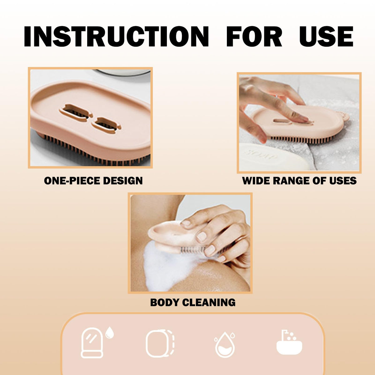 FISH DRAGATE travel soap case,soap holder with cover,portable soap bag,small soap box with cleaning brush,for traveling, camping, outdoor, gym