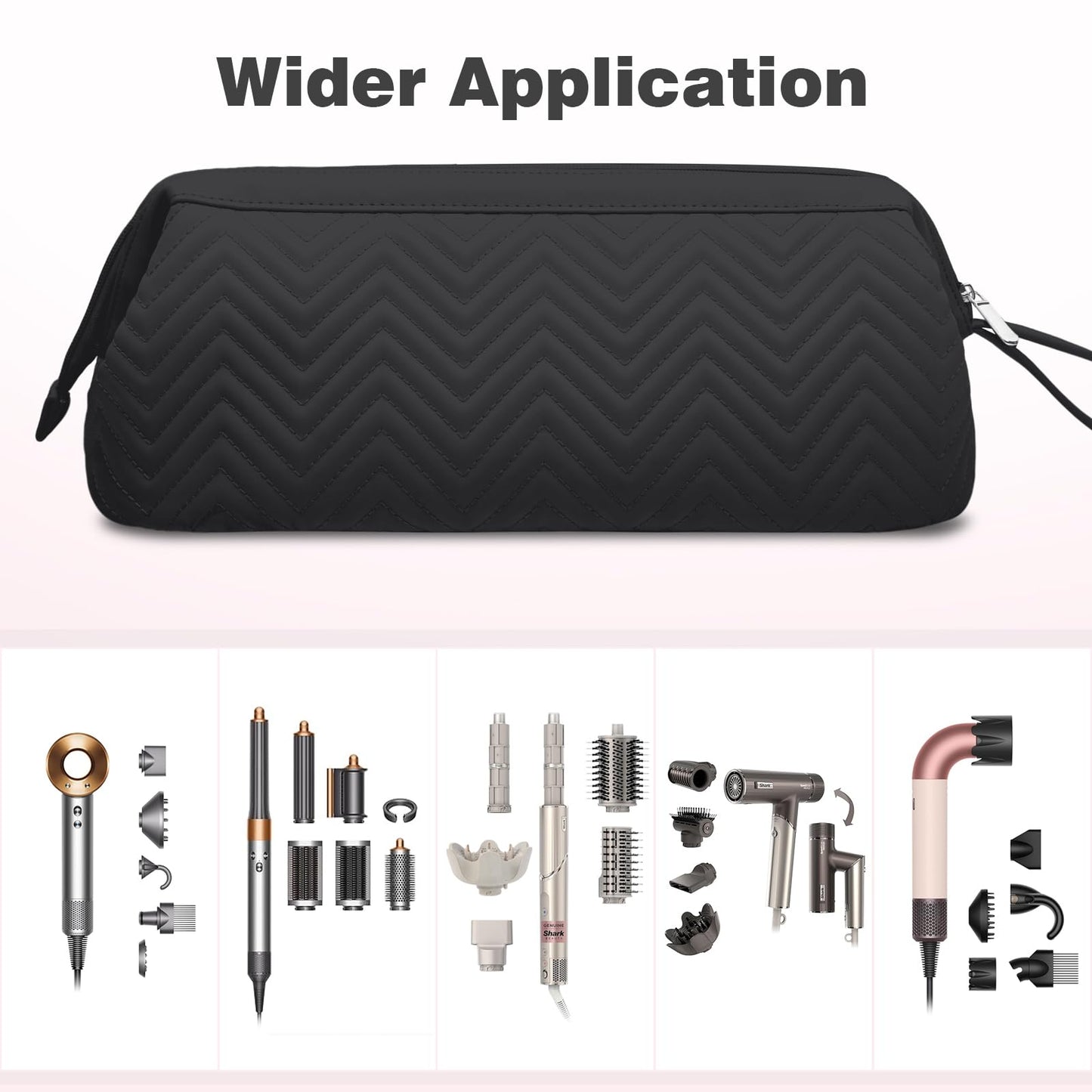 GENCAN Travel Case Compatible with Shark Flexstyle Black
