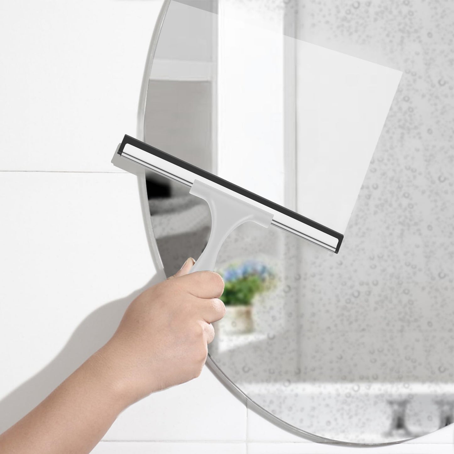 SetSail Shower Squeegee for Glass Doors, 25cm, Grey