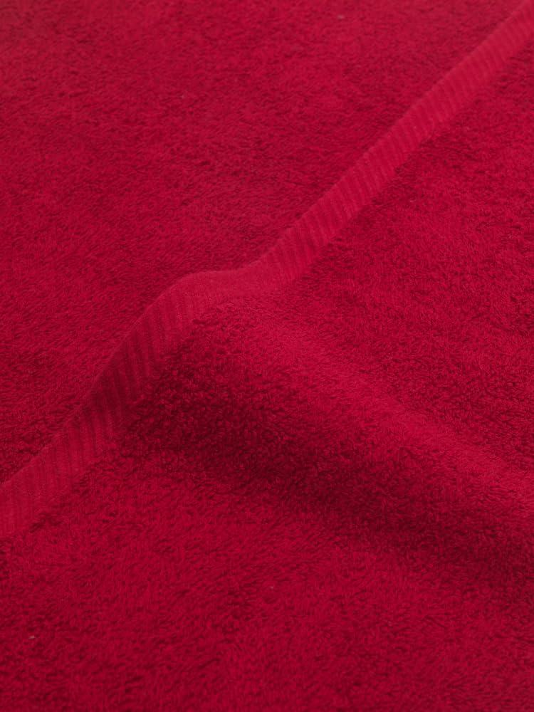 Top Towel - Plus - Large Bath Towels - Bath Towels - 2 Bath Towels - 100 x 150 cm 100% Cotton - Garnet