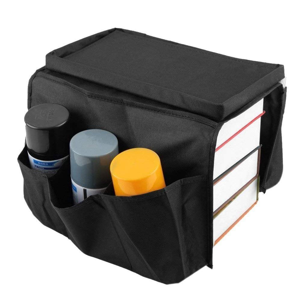 Armchair Organiser Sofa Armrest Storage Bag TV Remote Control Caddy Arm Rest Organiser Holder Sofa Tray Remote Caddy Chair Couch Storage Arm Tidy 6