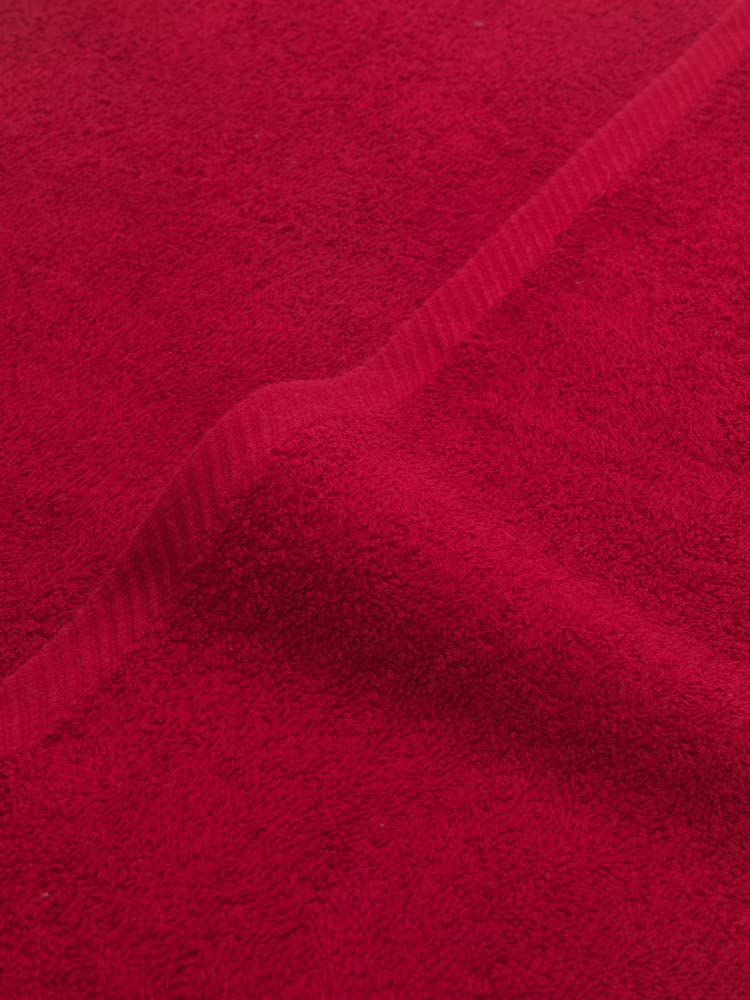 Top Towel - Plus - Large bath towels - Bath towels - 2 hand towels or washbasin - 50x100cm - 100% cotton - Maroon