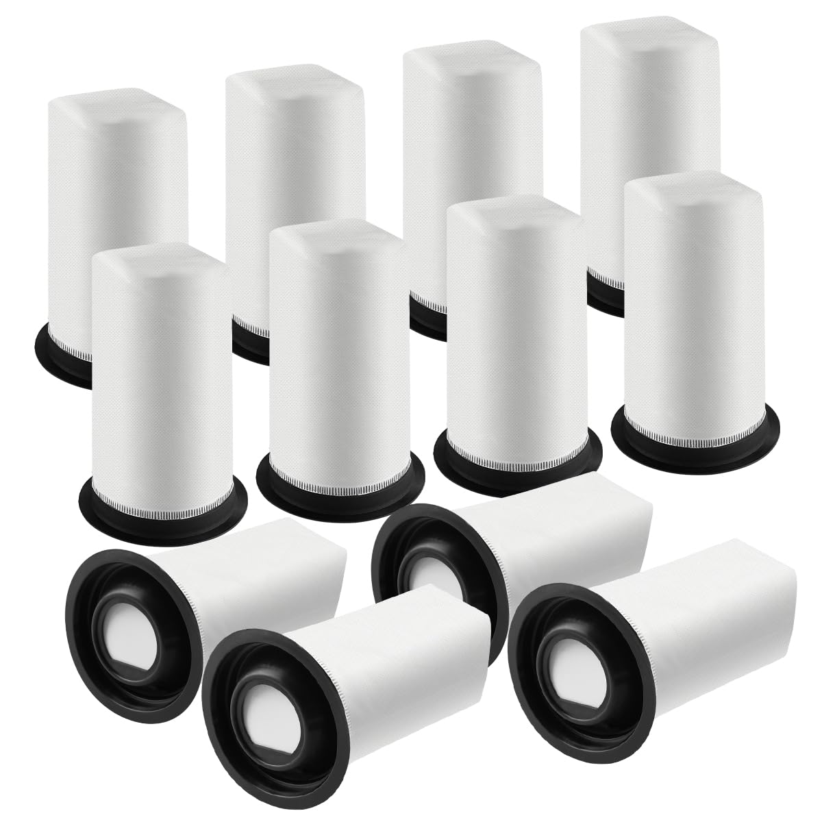 SHUOMAO Quick Pods Hoover Bags Compatible with Henry Quick Stick Vacuum Cleaner Hen100 & Numatic NQ100,Cordless Hoover Bags (12-PACK)