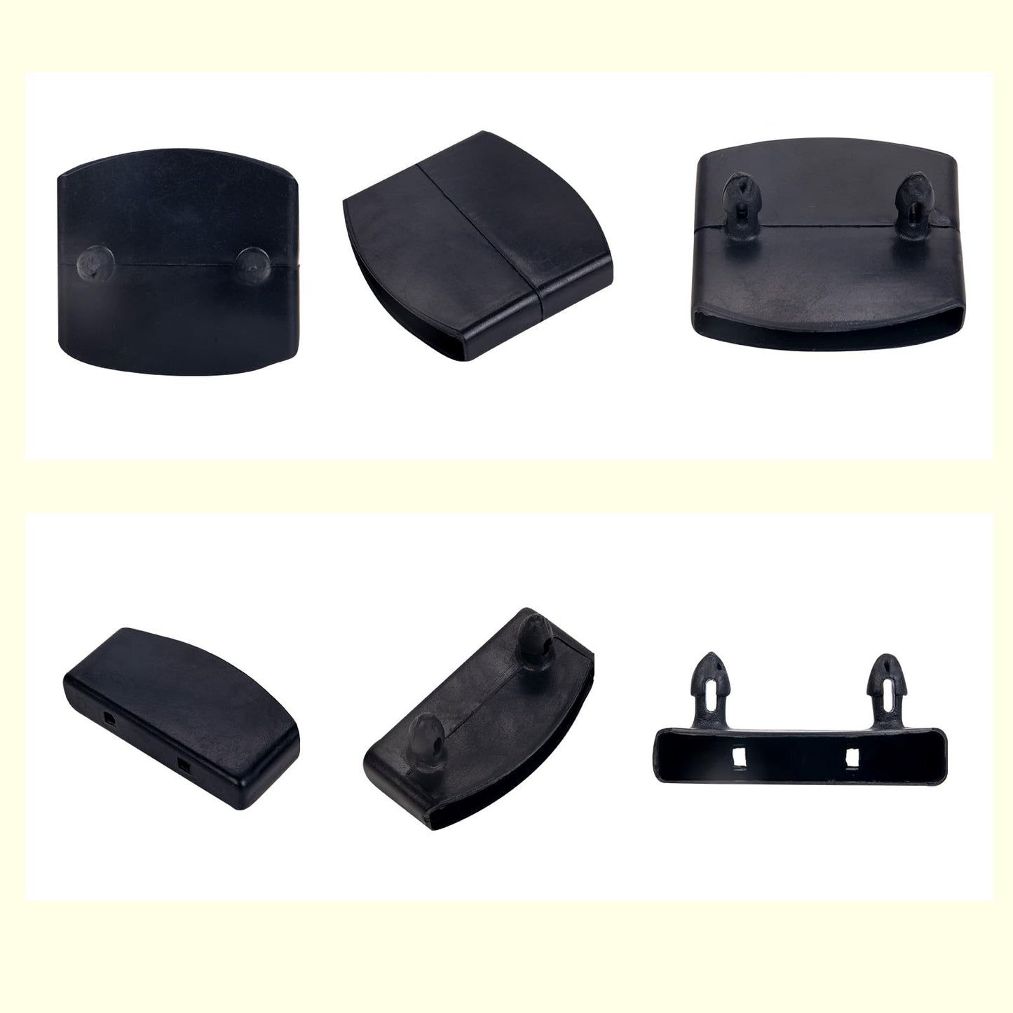 Sewokon 21 Pcs Bed Slat Centre Caps Holders, Plastic Slat Holders, Lattenrost Kappen, Replacement Kits Bundles (55mm x 9mm Inside)